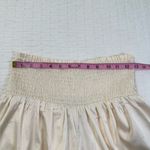 TCEC  Ivory Silky Smocked Shorts Photo 3