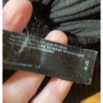 Eileen Fisher Womens L Black Ribbed Tencel Stretch Knit Dress Minimalist Office Photo 6