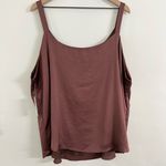 Bar III Gaucho Brown Scoop Neck Camisole Tank Top Size 3X New Photo 6