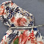 Farm Rio  womens  Mixed Lobsters Linen Mini Dress, M, White/ Multi Nwt Photo 6