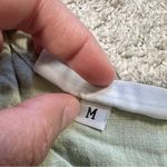 Bryn Walker  Women’s 100% Linen Sleeveless Tunic Top Side Slit Legenlook Green M Photo 9