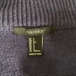 Forever 21 Small Off Shoulder Striped Balloon Sleeve Cropped Knit Sweater Top Photo 4