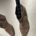 Alfani Adison Women’s Suede Leather Brown Booties Size 9.5 M 2” heel Photo 6