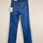 NYDJ  Blue Marilyn Straight Jeans Womens 0 Casual Fall Denim Mid Rise Classic New Photo 7
