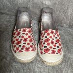 Serra  Espadrilles Size 7 Flat Slip On Loafer Boat Shoes Memory Foam Floral Photo 0