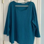 Sag Harbor  Stretch Long Sleeve Blue Shirt Size 3X Photo 0