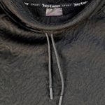 Juicy Couture  Sport Black‎ Quilted Crop Funnel Neck Pullover Sweatshirt- L Photo 11