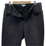 Good American NWT  Good Legs Step Hem Distressed Jeans Black141 Size 10 | Fits 16 Photo 7