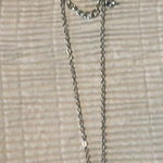 Paparazzi NWT Sliver short “Peace Love Freedom” necklace Photo 0
