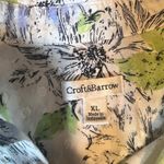 Croft & Barrow  Womens XL Floral Print Button Down Shirt Lightweight 100% Cotton Photo 1