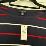 Talbots  Women’s Petite Navy Blue Shirt Dress New Photo 1