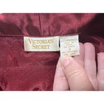 Victoria's Secret Vintage Victoria’s Secret Gold Label Sleep Top Night Shirt 80’s Red Sz Medium Photo 3