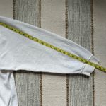 Baja East White Blue Graphic Horses Print Soft Oversized Sweatshirt Women’s XL Photo 8