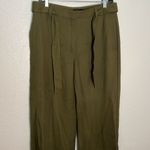 Ann Taylor  Drapey Tie Waist Pants Size 6 Shaded Palm Photo 7