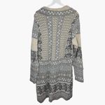Sundance  Fair Isle Knit Sweater Coat Cardigan Duster W2045 Sz L Photo 6
