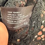 AG Adriano Goldschmied  Black Lace Preppy Minimalist Blouse Black Medium Photo 1