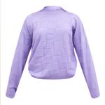 Pretty Little Thing Lilac Square knit Oversized Photo 3