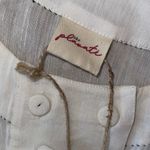 The Plavate Womens Pleated Long Sleeve Buttoned Emily Off Dress White Size Small Photo 8