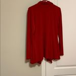 Kenneth Cole Red pleated cardigan Photo 1