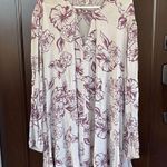 Free People EUC  Snap Out Of It Floral Gauze Mini Dress / Tunic Top Medium Photo 1