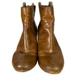 Frye  3470656-COG Carson Wedge Ankle Booties Cognac Brown Size 9.5 Photo 1