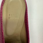 Stuart Weitzman Size 9 Clog Pink Open Back Loafer 1.5" Heel Rhinestone Business Photo 5