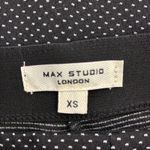 MAX STUDIO LONDON Polka Dot Wide Leg Pants Black White Women's XS Photo 5