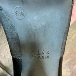 Alex Marie  Black High Heel Pump Elastic Strap Size 8.5 M Photo 7