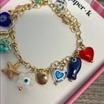 Piper K | Ocean Themed Charm Bracelet Gold Photo 4