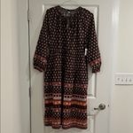 Old Navy  Long Sleeve drawstring Waist Tiered Dress Women’s Size Large Photo 4