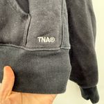 Aritzia TNA Women's Black Cozy Fleece Boyfriend Fit Sweatshirt Size Small Photo 3