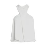 Ramy Brook Gretta Halter Neck Top In Ivory Large New Womens Sleevess Tank Photo 9