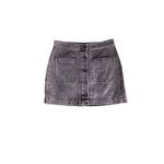 Free People FP We The Free Black Denim Mini Skirt Photo 1
