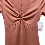 BP Mini Dress Tie Front Tan Mocha Size XS Photo 7