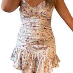 Chloe Rose Floral Print Ruffle Sundress Cottagecore Sleeveless Dress Photo 0