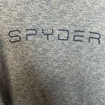 Spyder  Grey Long Sleeve L Womens Boat Neck Oversized Casual Graphic Photo 2