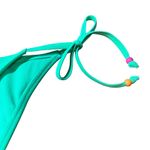 Wild Fable Women's Green Beaded Side-Tie Cheeky Bikini Bottom - Size XS - NWT Photo 5