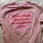 MELANIE MARTINEZ XS PINK HEART AND SONG LYRIC FONT T SHIRT Photo 0