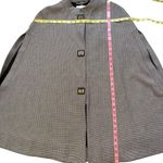 Mango MNG by  Sleeveless Houndstooth Cape, Sz S Photo 9