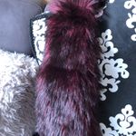 Me Jane Burgundy Faux Fur Vest Size M Photo 2