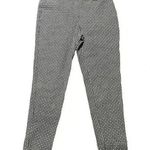 Vince Camuto Vince Lightweight, Black Pattern Pants with Stretch, Cotton Blend, Size S Photo 0