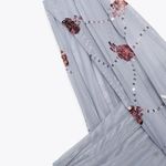 ZARA  Draped Sequin Mini Dress blue Photo 4