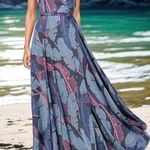 onetheland Stunning wrap maxi dress.  Large  Photo 0