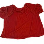 Old Navy Copper red velvet top Photo 1