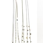 Kendra Scott Lot Silver & Gold Plated (4) Long Layering Necklaces Adjustable Photo 5