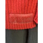 PINK by Victoria’s Secret Red Ribbed Acrylic Long Winter Scarf 66” By 8” OSFM Photo 2