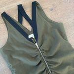 IRO  straps sloan half zip up draped tank mini dress Photo 2