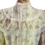 Gunne Sax Vintage by Jessica Floral Dress Long Sleeve Flowers Size S/M Photo 8