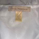 Flora Nikrooz  Vanilla‎ Sheer Tie Robe With Macrame Lace Trim Size S/M Photo 3