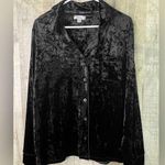 Nicole Miller New York Size XL Velour/Velvet Pj Set Long Sleeve Button F… Photo 0